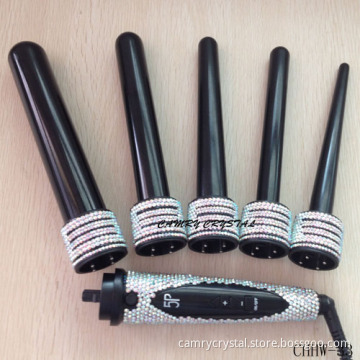 5 in 1 Swarovski Crystal Hair Curler Set-Hair styling Tools